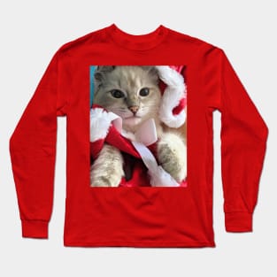 Saoirse ragdoll Santa baby Long Sleeve T-Shirt